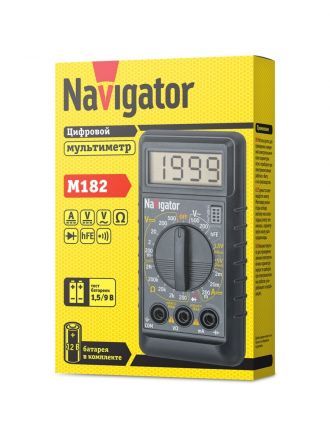 Мультиметр цифровой Navigator NMT-Mm04-182 (M182)