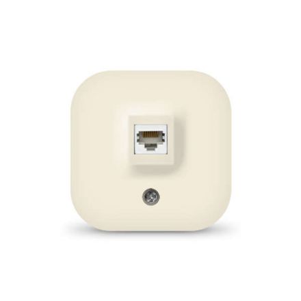 Розетка компьютерная одноместная серия IONICH, о/у, 1А, RJ45, слоновая кость (ivory)