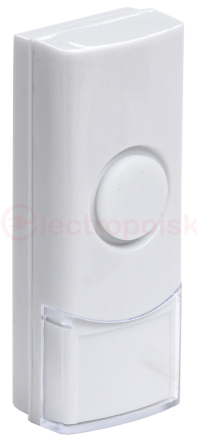 Кнопка для звонка беспроводного КЗБ2 IP44 белая IEK