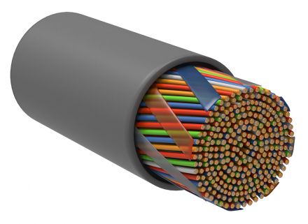 Витая пара U/UTP кат.5е 10 пар 24 AWG solid 305м LSZH серый ITK