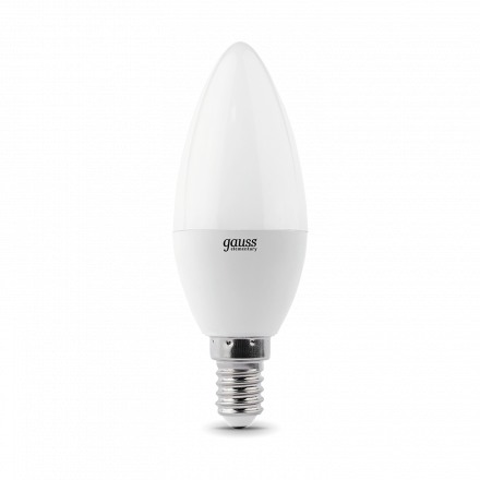 Лампа светодиодная LED 8 Вт 560 лм 6500К AC180-240В E14 свеча холодная  Elementary Gauss