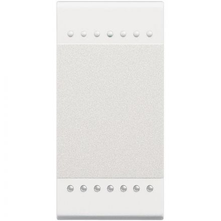 LivingLight Кнопка с винтовыми клеммами 1 модуль белый