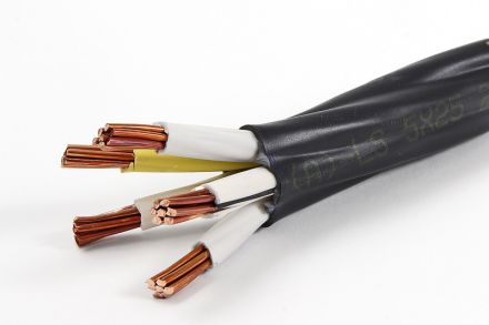Кабель ВВГ нг(А)LS 5х25.0 0.66кВ МК