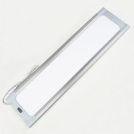 ULI-F42-7,5W/RGB/RC/DIM SENSOR IP20 SILVER Панель линейная светодиодная ультратонкая, с бесконтактным выключателем, диммер, пульт ду. 460х120х11мм. 260Lm. Серебристый. ТМ