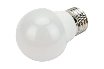 Лампа светодиодная LED 6вт E27 белый матовый шар