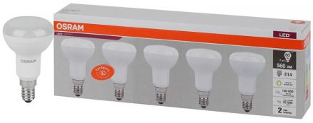 Лампа светодиодная LED 7 Вт E14 3000К 560Лм гриб 220 В (замена 60Вт) OSRAM