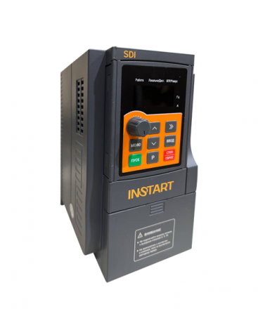 Преобразователь частоты SDI-G0.75-4B 0.75кВт, 2.3А, 3Ф, 380В±15%, 50Гц/60Гц, IP20, с панелью управления