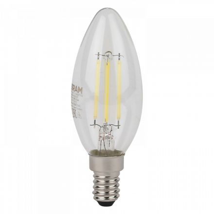 Лампа светодиодная филаментная LED Star Свеча 5Вт (замена 60Вт), 600Лм, 4000К, цоколь E14 OSRAM