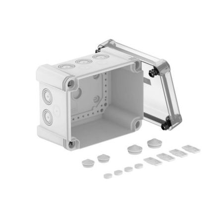 Распределительная коробка X10, IP 67, 191х151х126 мм, с прозрачной крышкой