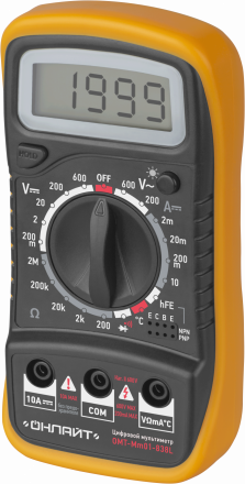 Мультиметр ОНЛАЙТ 90 081 ОMT-Mm01-838L (838L)