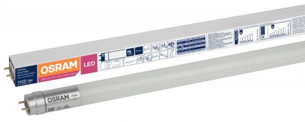 Лампа светодиодная LED 18Вт G13 SubstiTUBE Basic (замена 36 Вт),теплый,двухстороннее прямое включение Osram