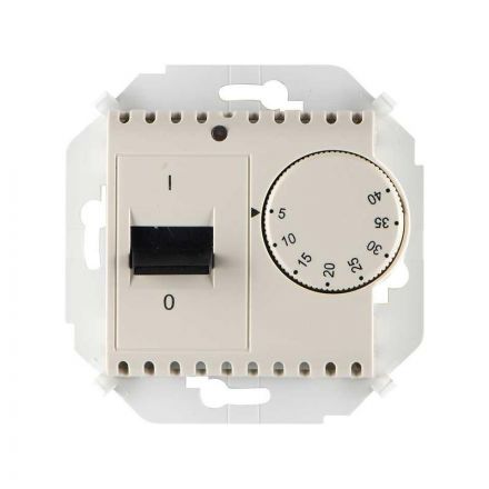 Simon15 Регулятор для теплого пола с зондом 16А 230В 3600Вт 5-40 гр. IP20 слоновая кость