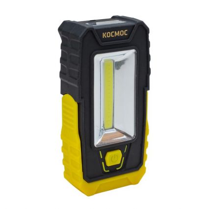 Фонарь-светильник  KocAu6006COB, 5W COB + 4 White LED, 3 батарейки ААА , 180Lm, Космос